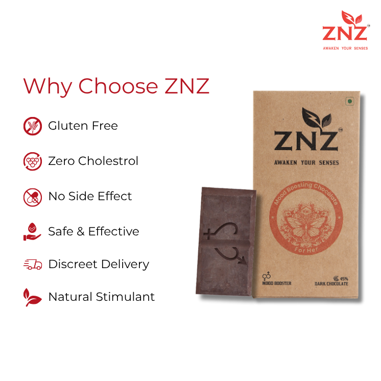 ZNZ Mood Enhancing Aphrodisiac Chocolate for Women