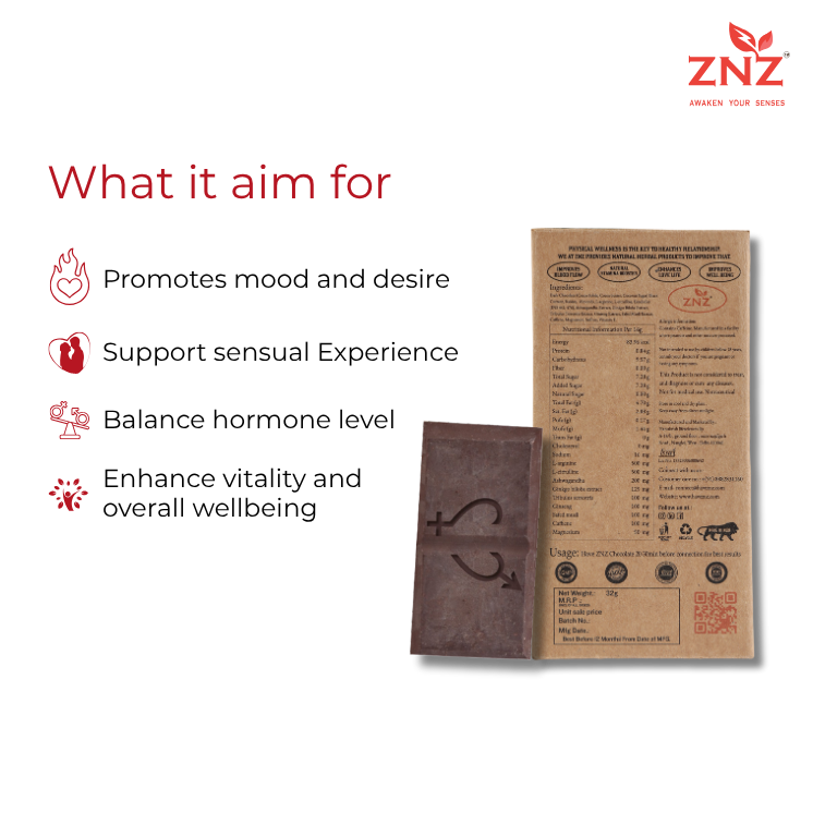 ZNZ Mood Enhancing Aphrodisiac Chocolate for Women